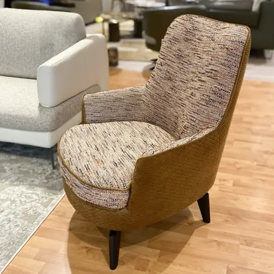 Fauteuil Bergere Tissu Flora Showroom Vazardhome