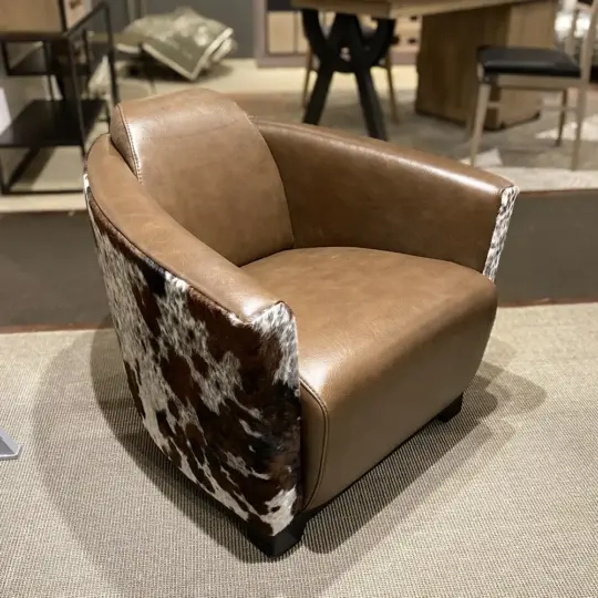 Fauteuil Club Cuir Hotel Showroom Vazardhome