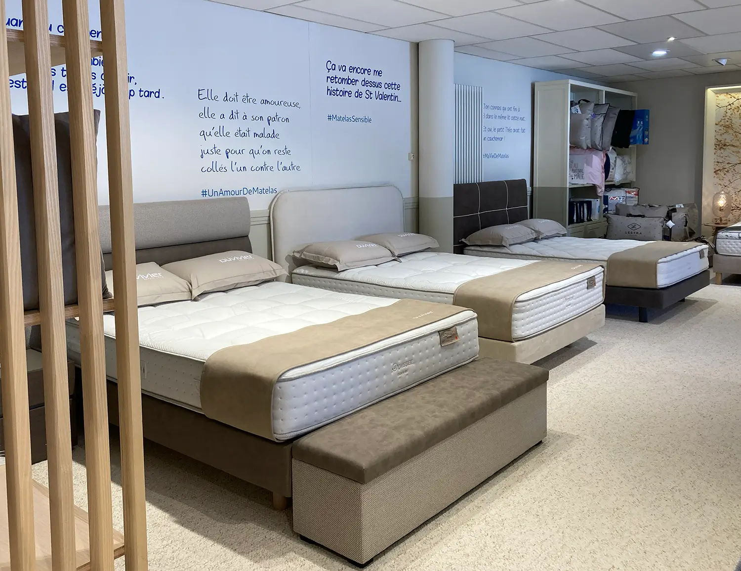 Literie Matelas Sommier Davilaine Duvivier Confort Made In France Vazardhome