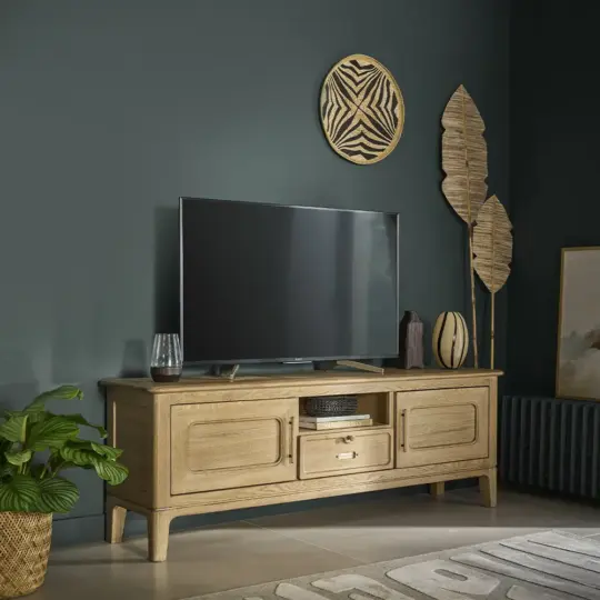 Meuble Tv Rustique Moderne Chene Jazz Artcopi