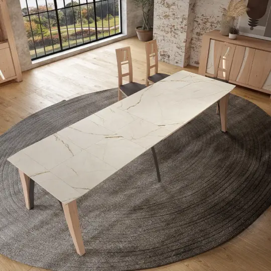 Table Ceramique Blanche Style Naturel Correze