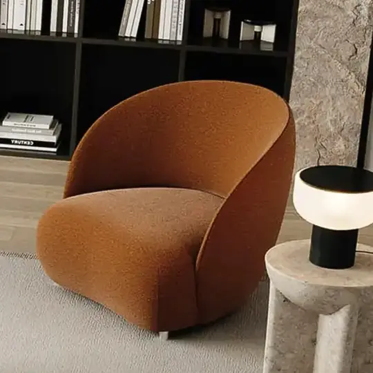 Fauteuil Organique Moderne Ambiance Tissu Neology Newton
