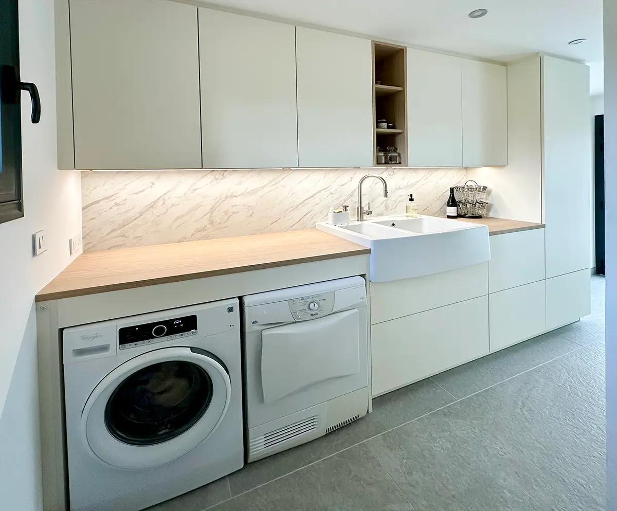 Arriere Cuisine Sur Mesure Buanderie Rangement Vazardhome Pjd 26n