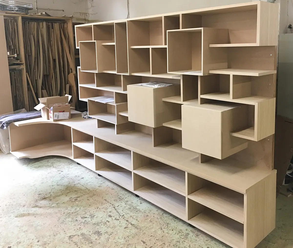 Atelier Montage Bibliotheque Niche Vazardhome Pja 25 B