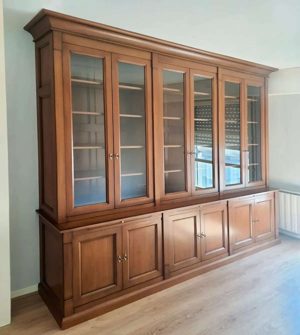Bibliothèque Classique Merisier Sur Mesure Vazardhome Pjb 24b