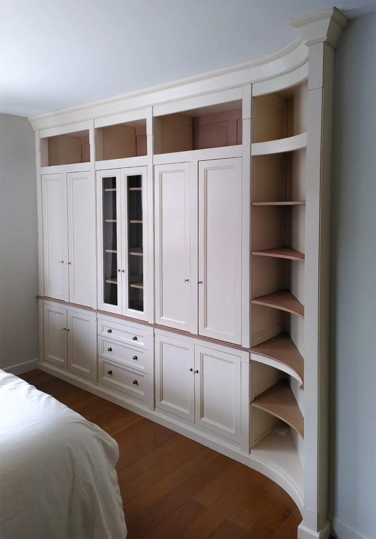 Dressing Sur Mesure Classique Chic Courbe Blanc Vazardhome Pjd 25a
