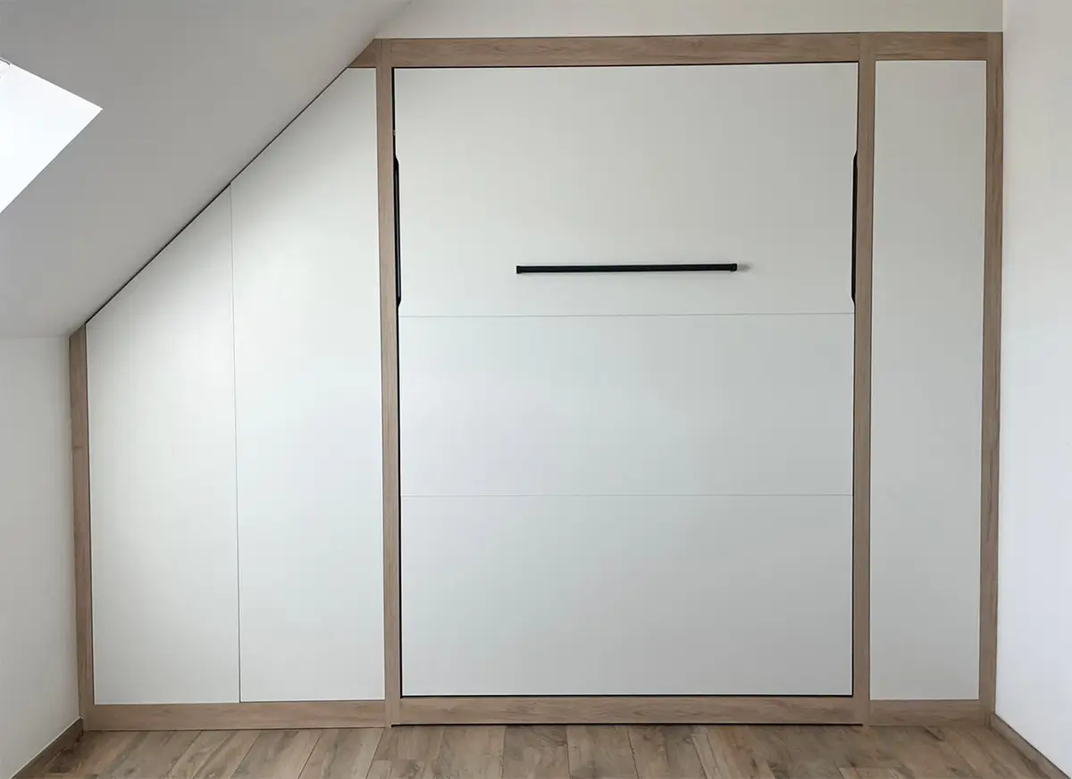 Dressing Sur Mesure Sous Pente Lit Escamotable Vazardhome Pjd 26m