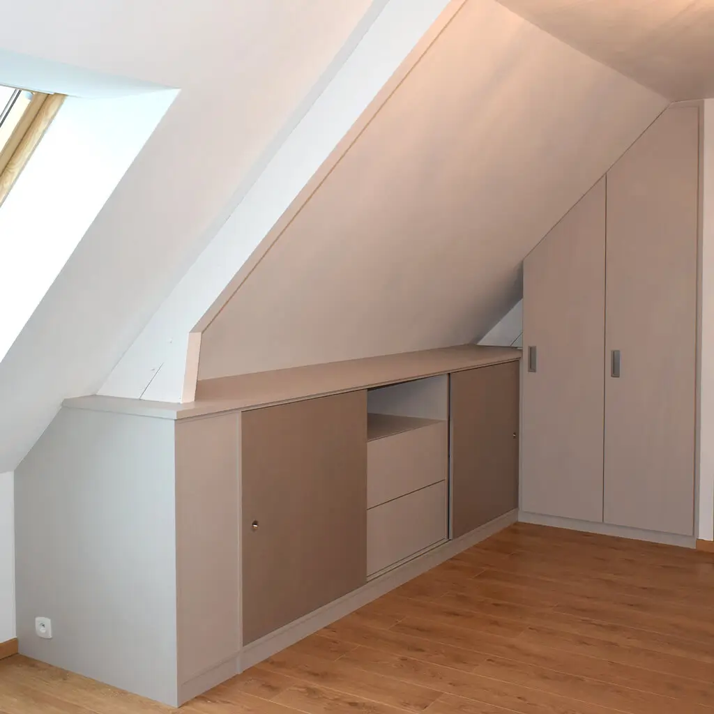 Dressing Sur Mesure Sous Pente Rangement Vazardhome Pjd 24f