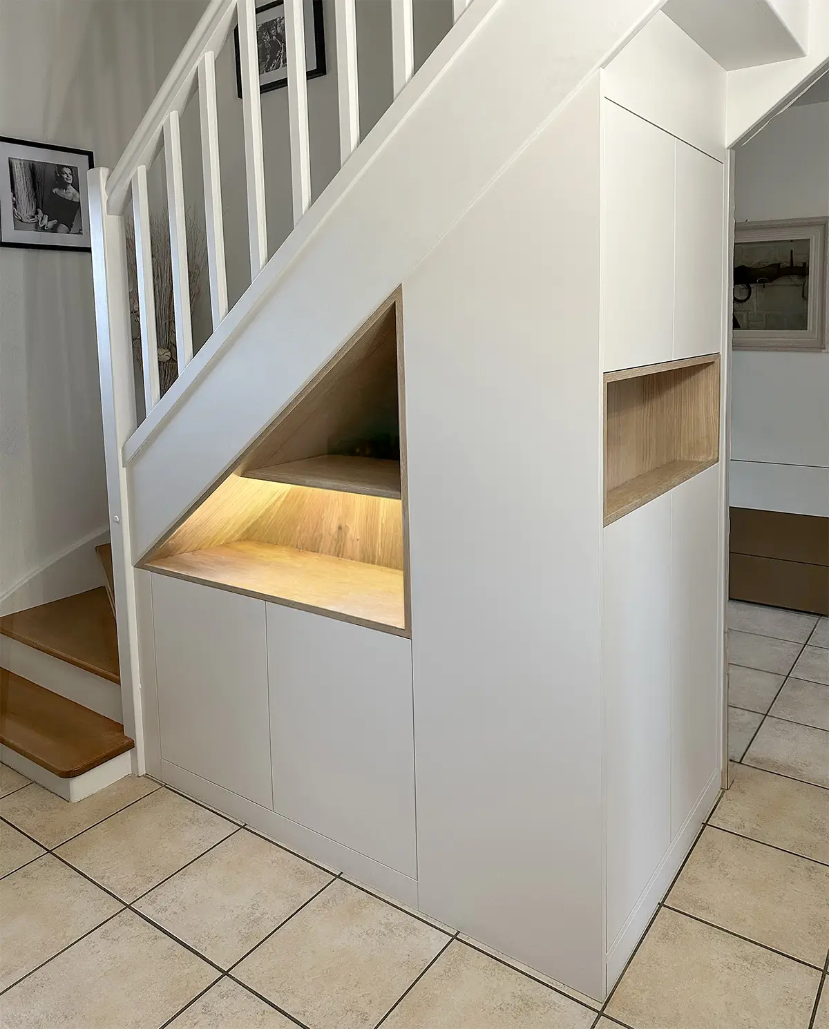 Sous Escalier Niche Lumiere Sur Mesure Vazard Home Pjs B26