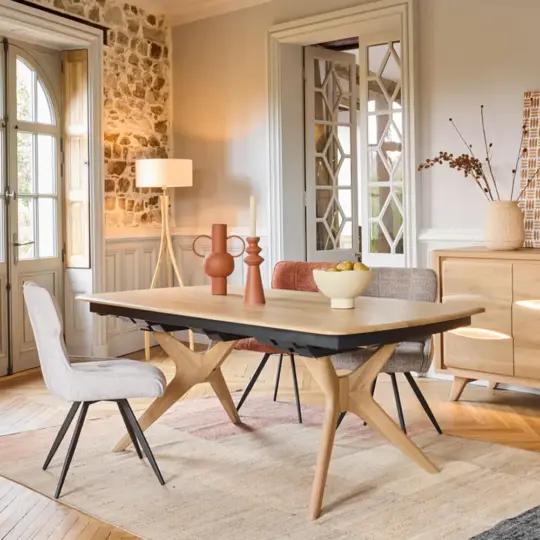 Table Naturel Moderne Bois Olonne