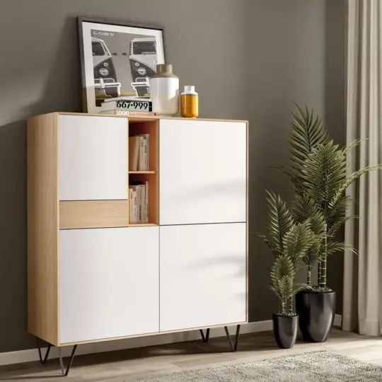 Buffet Haut Scandinave Naturel Japandi Enkel
