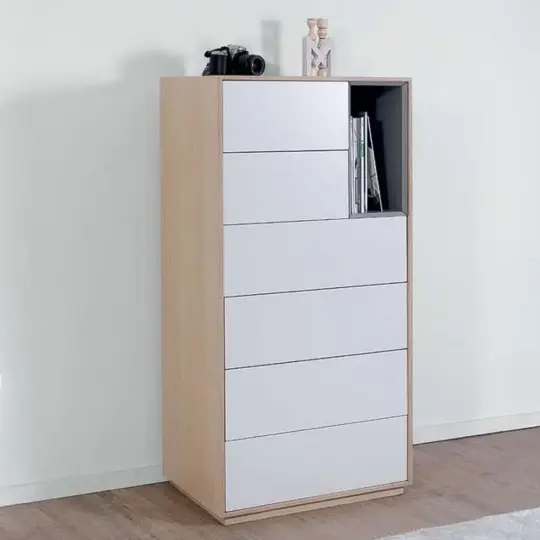Chiffonnier Scandinave Japandi Laque Couleur Enkel