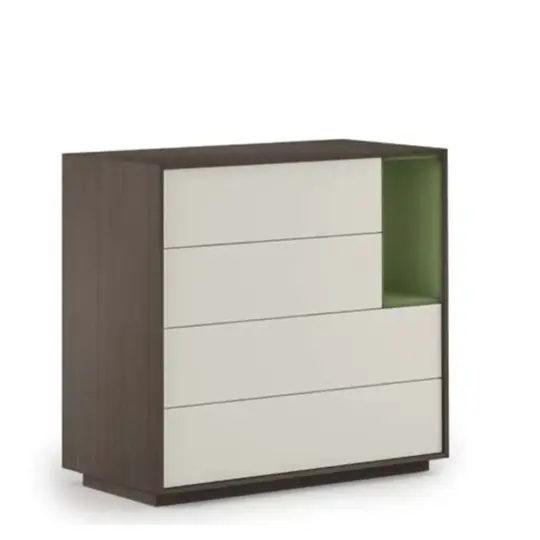 Commode Scandinave Japandi Laque Couleur Enkel