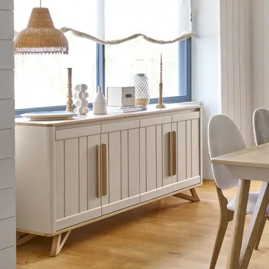Meuble Campagne Chic Bois Blanc Alva