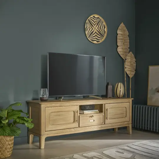 Meuble Tv Campagne Chic Artcopi Chene Jazz