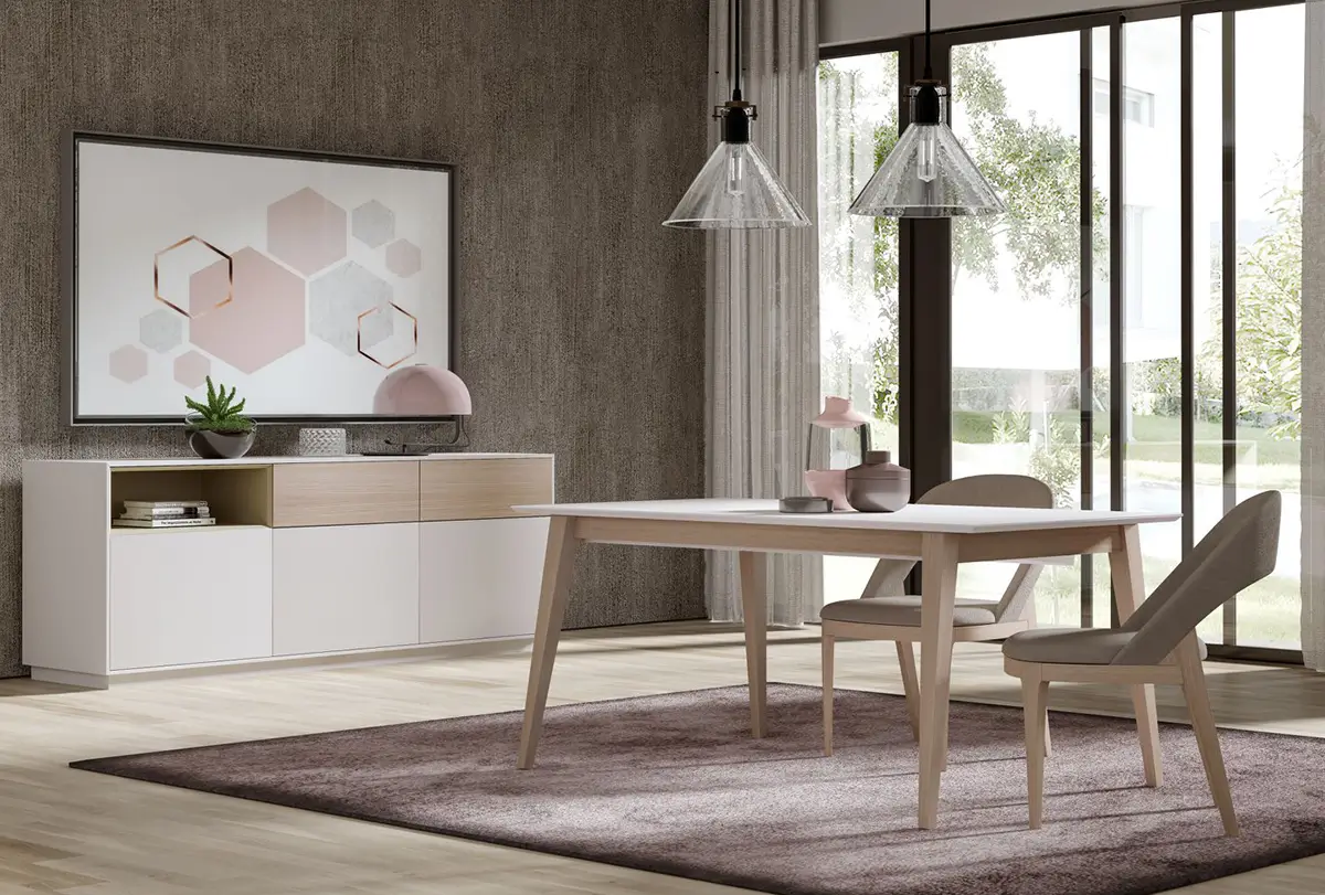 Salle A Manger Scandinave Naturel Couleur Bois Enkel Salle A Manger Scandinave Naturel Couleur Bois Enkel