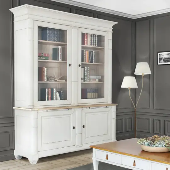 Vaisselier Classique Chic Blanc Vanessa Directoire