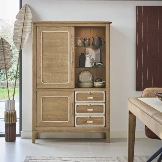 Vitrine Campagne Chic Artcopi Porte Coulissante Bois Jazz