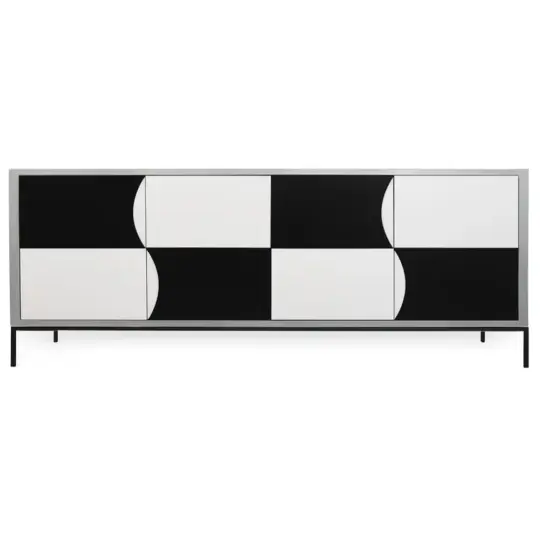 Enfilade Design Blanc Noir Ellipse 701